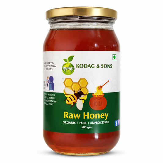 VRUKSHAVALLI ORGANIC RAW HONEY – 500 g